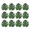 thumbnail image 2 of Artificial 12 Uds Hojas De Palma Tropicales Artificiales Hojas Verdes Artificiales Accesorios De Guirnalda DIY 12 Uds Hojas De Palma, 2 of 7