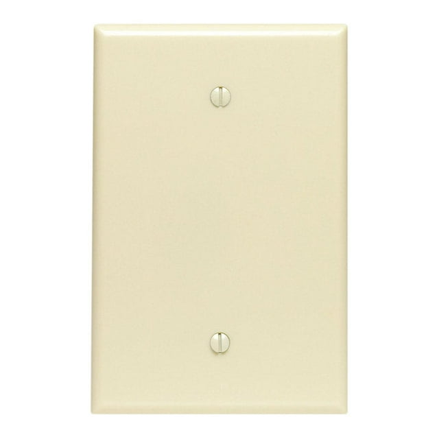Placa de pared Leviton, de plástico termoendurecible, color marfil, 1 unidad