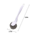 thumbnail image 3 of Steadline Stainless Steel Scouring Pad with Ergonomic Handle - Heavy Duty Kitchen Cleaner for Pots Pans and Cookware, 3 of 8