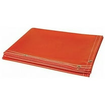 Steiner Welding Curtain, 6 ft H, 8 ft W, Orange 338-6X8