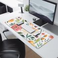 thumbnail image 2 of Yellow Flowers&nbsp;desk Mouse Padwaterproofwashable&nbsp;for Office Home Work GamingmousepadsRubber Base Mousepad with Stitched Edges 31.5x11.8inches, 2 of 7