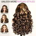 thumbnail image 3 of Loose Body Wavy, Glueless 6X5 HD Lace, 200 Density Body Wave Human Hair Wig, Ombre Brown Blonde 4/27# 26inch, 3 of 9