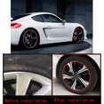 thumbnail image 3 of LAICAIW 26FT Rim Trim Wheel Protection Strips Wheel Hub Stripe Automobile Edge Decoration Rubber Strip Line Tire Care Protector(Color:Purple), 3 of 7