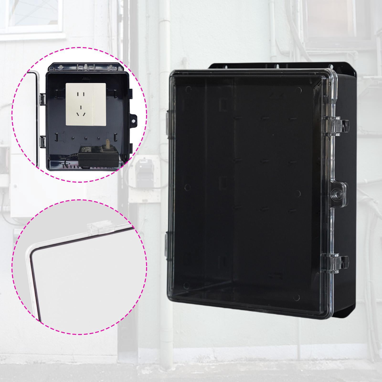 Zxpjkyu Outdoor Electrical Box Junction Box Multiuse Sturdy Dustproof Waterproof Circuit 17.9cmx10cmx25.3cm