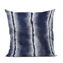 20 x 20 in. Fluffy Fields Animal Faux Fur Luxury Throw Pillow, Navy