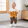 thumbnail image 2 of Gerichy Toddler Baby Boy Clothes Fall Winter Outfits 6 12 18 24 Months 2T 3T 4T Long Sleeve Dinosaur Sweatshirts Tops+Pants Set 2 Piece, 2 of 7
