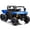Blue, variant on iRerts 24V Electric Ride on Dump Truck, 4WD Powered Ride on Toys with Remote Control, Dump Bed, Bluetooth Music, 6 Wheel Electric Car for Kids Boys Girls Birthday Christmas Gift Ages 3-5, Black
