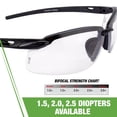 thumbnail image 5 of Gafas de seguridad Radians ES5 Crossfire Clear 2.5 Diopter, 5 of 5