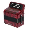 thumbnail image 4 of Accordian 22 Key 8 Bass, Professional Button Reed Musical Instrument for Adults Kids Beginner with Accordion Storage Bag, Multiple Sets Voice Changers, Lightweight Portable, 4 of 8