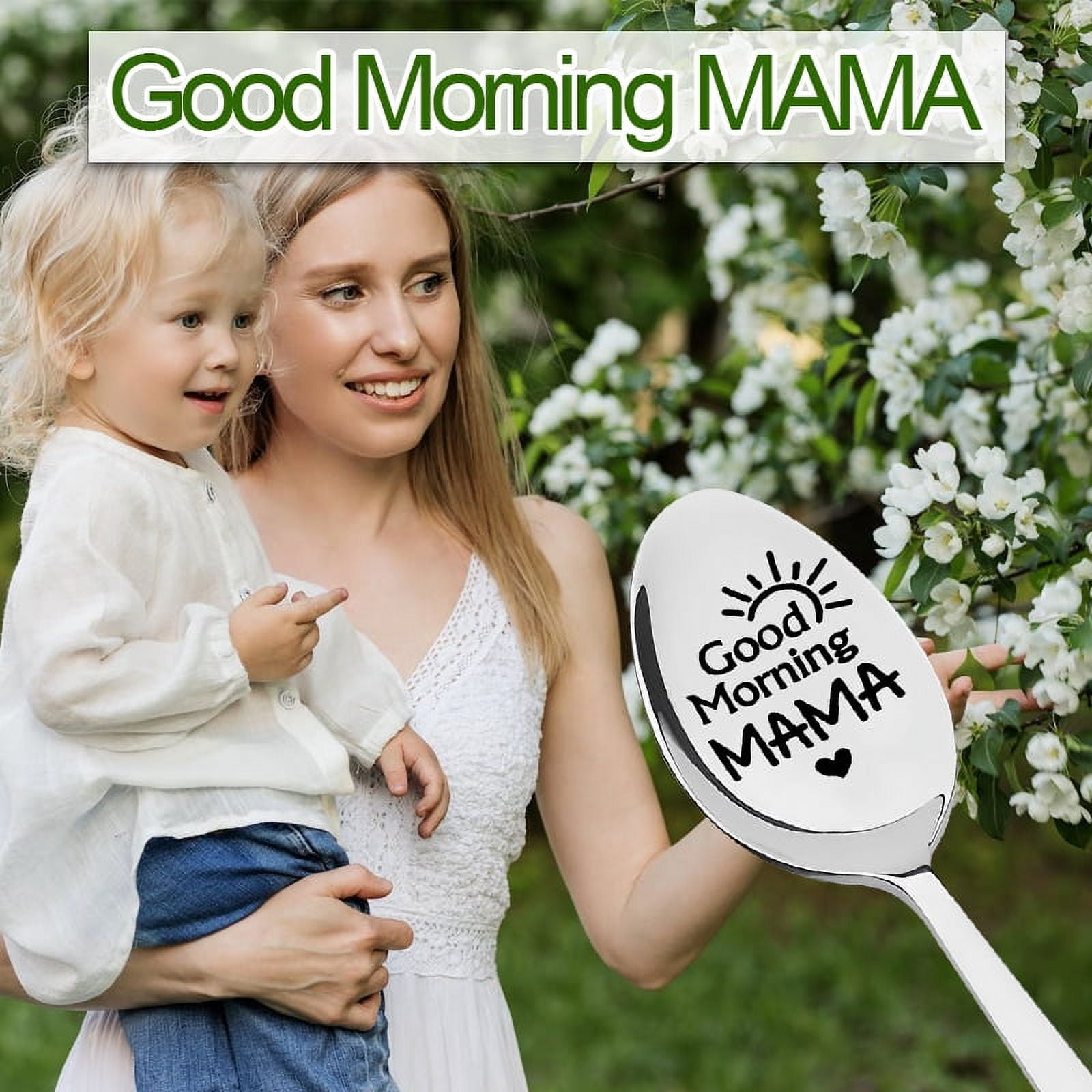 "Best Mom Ever" 20oz Tumbler With Handle - Insulated Stainless Steel Gift For Mother's Day, Birthday, Christmas From Kids