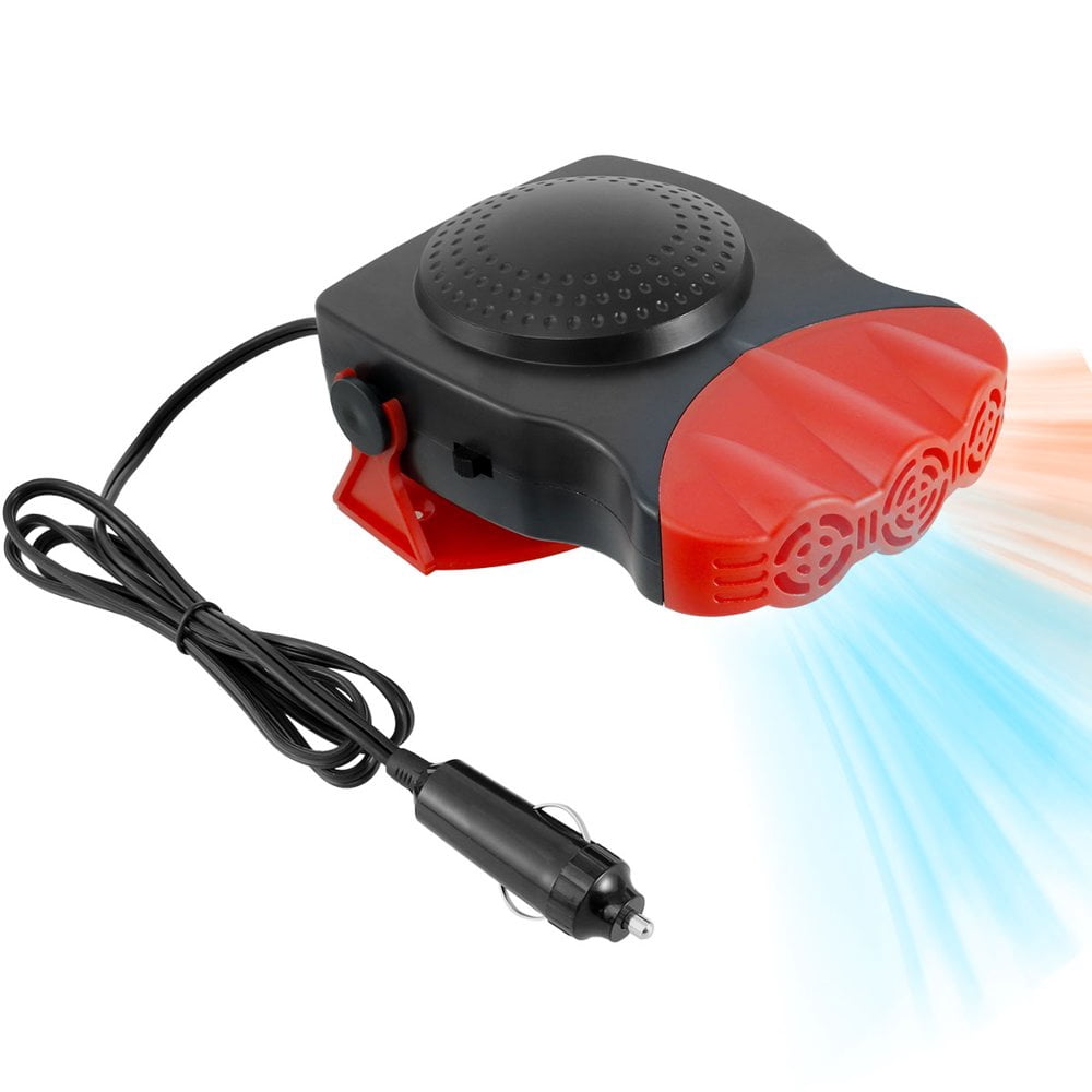 Chauffage Voiture 12V 180W 2-en-1 (chaud/froid) - Désembueur Et Dégivreur Rapide, Base Rotative 360° - 4