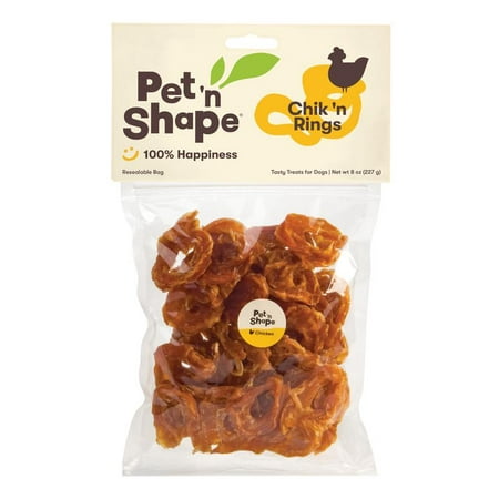 UPC: 0032657105081 | Pet n Shape Chik n Rings Jerky Dog Treats – 8 Ounce