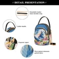 thumbnail image 4 of FORMRS Crossbody Bag for Women Quilted Travel Shoulder Cell Phone Purse with Chain Strap Handbag, Abstract Snow Mountain, 4 of 7