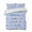 Blue, variant on Quilts Full Size Bedding Set, Blue Birds Lightweight Quilted Comforter, Funny Cute Snowflake Wire Sparrow Soft Reversible Bedspread Coverlet with Pillow Covers for All Season, 78" x 90"