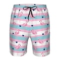 thumbnail image 3 of Fotbe Flamingo1 Trajes de Baño Estampados para Hombre, Shorts de Verano de Secado Rápido, Ropa de Playa, Bañadores-XX-Large, 3 of 6