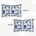 thumbnail image 2 of Susaid Skiing Enthusiast Print Pillowcases Multiple Size, Pillow Cover Super Soft Envelope Closure Standard Pillow Case-16"x24", 2 of 6
