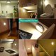 thumbnail image 4 of Paquete de 2 luces nocturnas LED con sensor de movimiento, luz de pared inalámbrica que no se cae, luces de armario con imán adhesivo, luces seguras para escaleras, pasillo, cocina, gabinete, 4 of 5