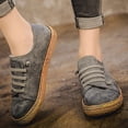 thumbnail image 5 of huanledash Women Casual Anti-skid Round Toe Low Top Platform Slip-on Shoes Walking Sneakers, 5 of 8