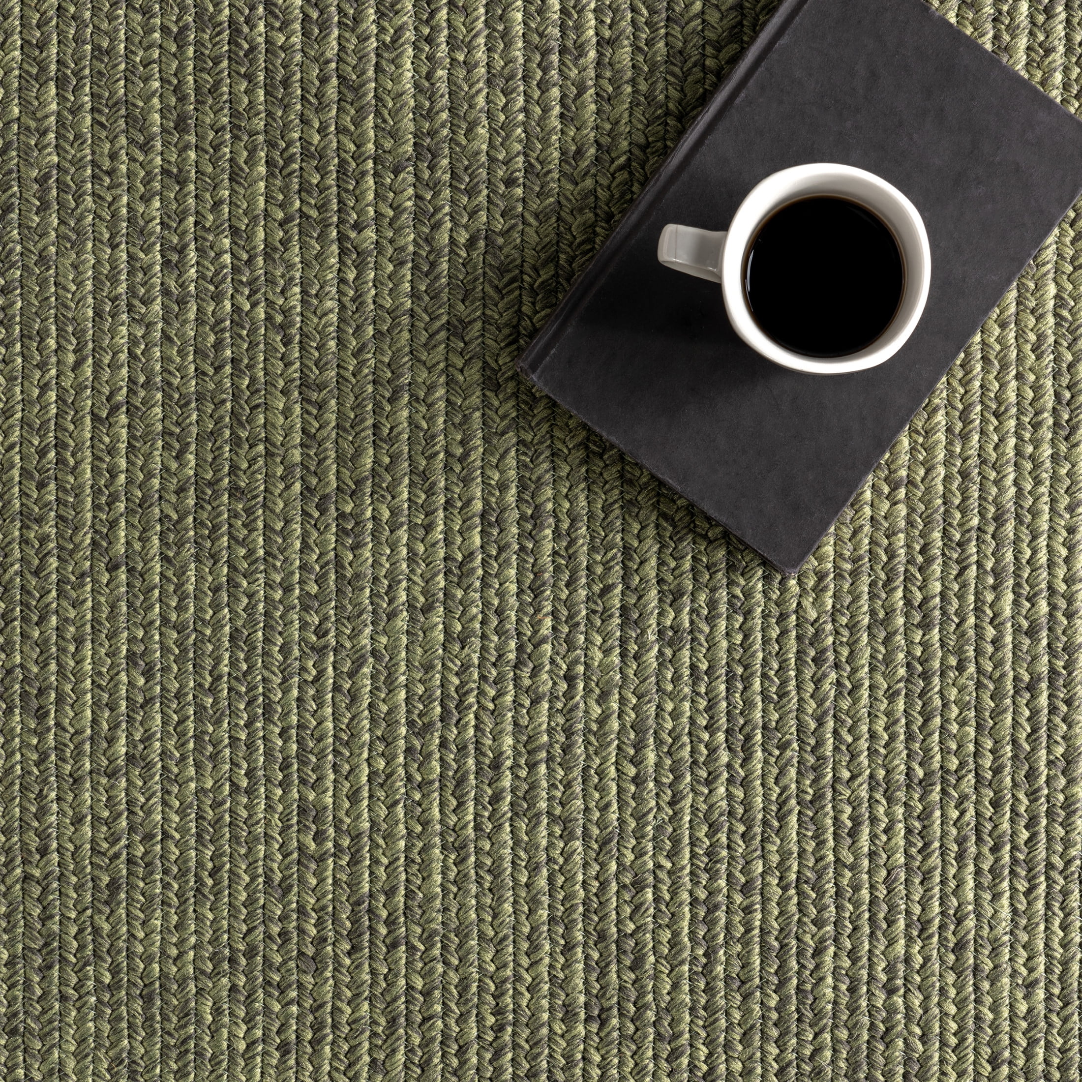 nuLOOM Wynn Braided Indoor/Outdoor Area Rug, 8' 6" x 11' 6", Wynn Green