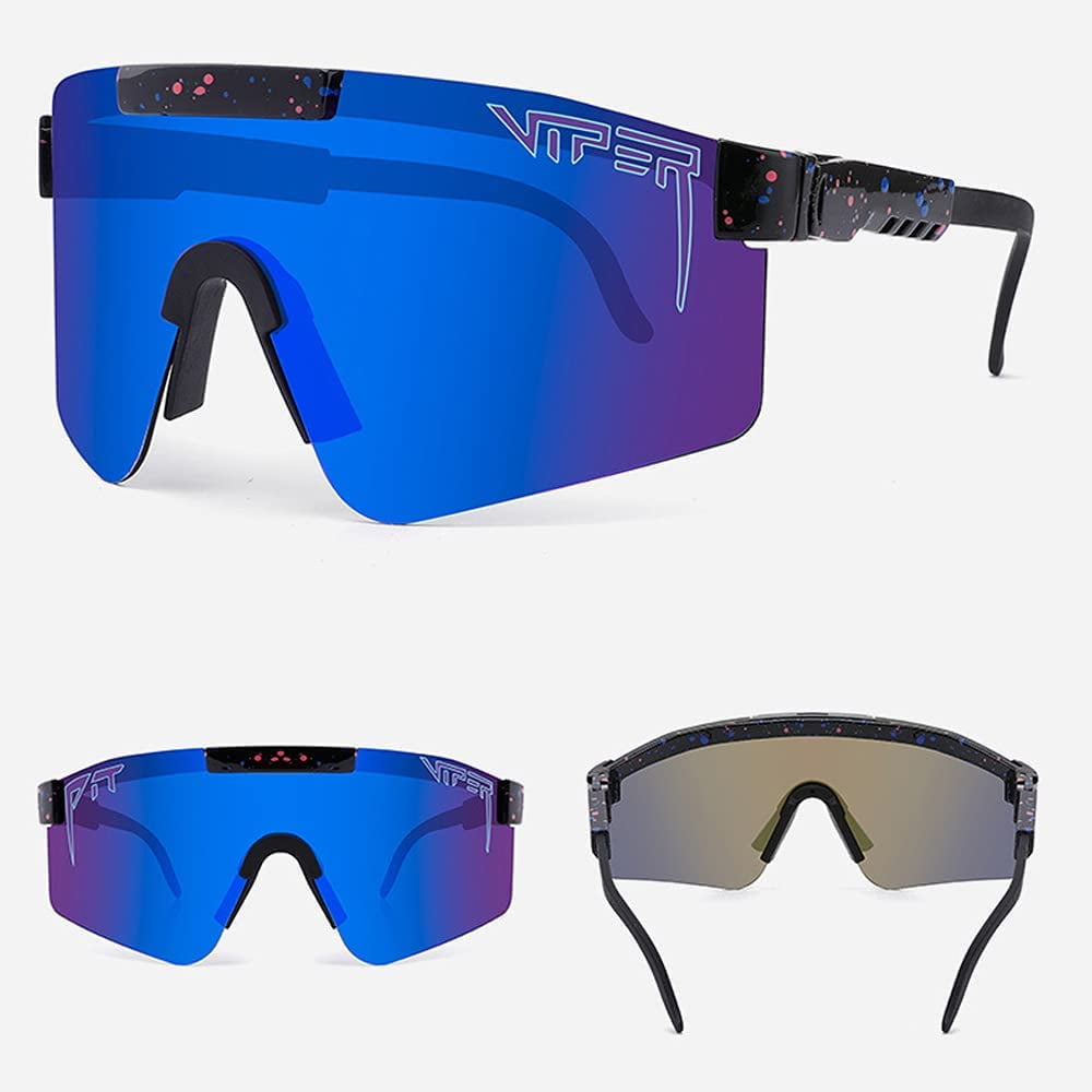 Outdoor Windproof Sports Eyewear UV400 Polarized Sunglasses for Women and Men C4 10 Pcs Pit Viper Sunglasses