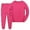Hot Pink*, variant on RUTAYY Boys Pajama Set Long Sleeve Crew Neck Long Pants Solid Color Basic Children Night Suit Purple