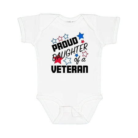 

Inktastic Proud Daughter of a Veteran Veterans Day Girls Baby Bodysuit