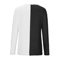 thumbnail image 6 of Aloohaidyvio Long Sleeve Tops,Women's Basic T Shirts Casual Long Sleeve V Neck Loose Fit Plain Tunic Tees Tops Blouse, 6 of 6