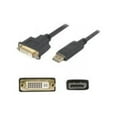 thumbnail image 5 of Addon 8in Displayport To Dvi-i Adapter Cable - Displayport Cable - Displayport (m) To Dvi-i (f) - Active - Black, 5 of 13