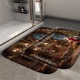 thumbnail image 2 of 1pc Santa Claus in a Cozy Absorbent Non-Slip Bathroom Thickened Flannel Rug Decor,Soft,Quick Drying,Suitable For Indoor/outdoor Use,Bathrooms,Bedrooms,Kitchens,Terrace,Laundry Rooms,16"x24", 2 of 9