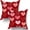 A-red Pink Hearts, variant on Yellow Daisy Flowers Pillow Covers Spring Summer Floral Bloom Decorative Pillow Cases Seasonal Modern Throw Pillows 18X18 Inch Set of 2 Farmhouse Home Decor for Sofa Couch