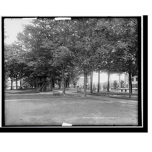 Historic Print, Bath house, Richfield Springs, N.Y., 16" x 20"