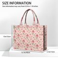 thumbnail image 3 of Large Capacity Tote Bag,Strawberry Princess Pattern Handbag Fashion Luxury Tote Bag,15.7"x13"x 5.1" Inches,Laptop Compatible, 3 of 6