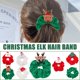 thumbnail image 2 of Gomas elásticas para el pelo de Navidad para niña, cintas para el pelo para niña, soportes de cola de caballo de Navidad, accesorios para el cabello de terciopelo para mujer, 2 of 4
