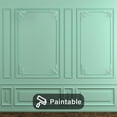 thumbnail image 5 of NOGIS 4 Pcs Ceiling Molding Kit Corners Murals Trim French Style Accent Wall Decor for Interior Medallion Ceiling with Flowers Pattern Decorative Panels for Wall (Style A), 5 of 6