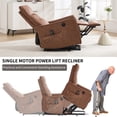 thumbnail image 5 of PU Single Motor Power Lift Recliner Chair with Massage and Heat for Elderly, Heavy Duty Motion Mechanism and One USB for Charging, Max Reclining Angle 155°, 5 of 5