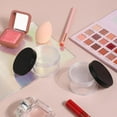 thumbnail image 6 of Monebena 2PCS 50ml/1.69oz Plastic Travel Powder Container Empty Large Loose Powder Compact Case Makeup Cosmetic Jar with Common Sifter and Black Screw Lid Refillable Powder Box No Leak Powder Holder, 6 of 7
