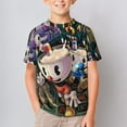 thumbnail image 4 of Cuphead T-Shirts for Boys Girls, Kids 3D Print Short Sleeve, Unisex Crew Neck Tee Shirts for Youth, 4 of 9