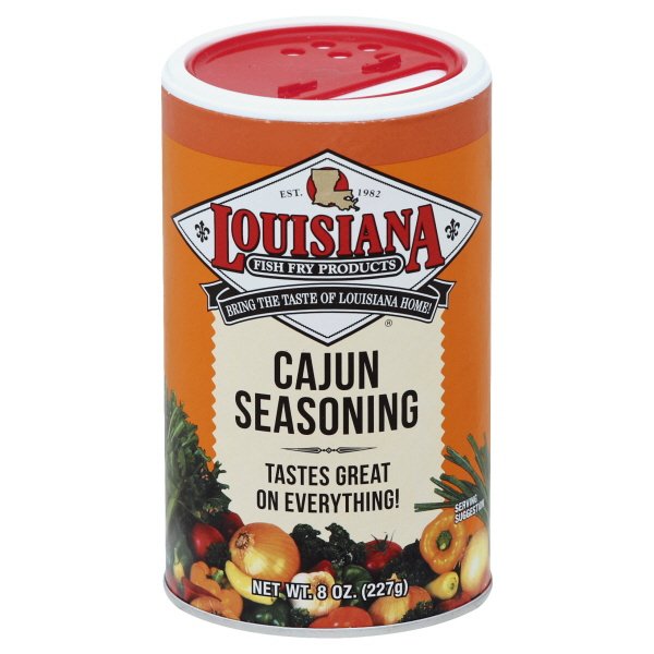 Louisiana Fish Fry Cajun Seasoning, 8 oz - Walmart.com - Walmart.com