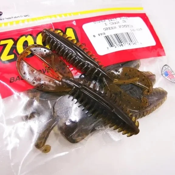 Zoom Z-Craw Jr 3.5" Green Pumpkin 8pk