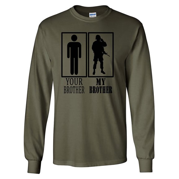 Your Brother, My Brother Military Long Sleeve Tee