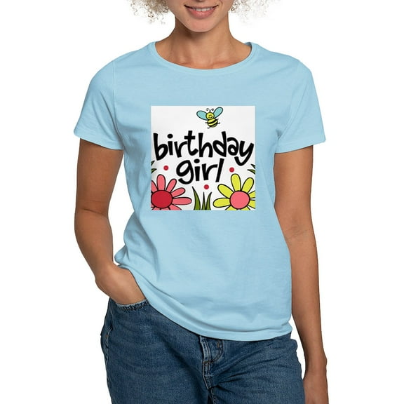 CafePress - Birthday Girl Kids T Shirt - Women's Classic T-Shirt