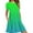 Bright Green, variant on Summer Clothes Dress For Women Summer Casual Short Sleeve T Shirt Dress Tiered Mini Dresses With Pockets