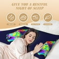 thumbnail image 4 of Bingfone Body Pillow Cover Long Pillow Case With Zipper Decorative Bedding Pillowcase 20"X54" Soft Cushion Pillow Case For Bedroom-Howling Wolf, 4 of 8