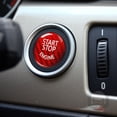thumbnail image 4 of Yeacher Carbon Fibre Protector Car Engine Start Stop Switch Button Sticker Ignition Sticker Car Interior Decoration Replacement for F25 F26 F01 F02 F04 F06 F12 F10 1 3 Series E70 E90, 4 of 8