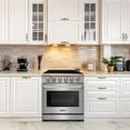 thumbnail image 5 of Kostch 30in Freestanding Electric Range in Stainless Steel with 4.55 Cu.ft. True Convection Oven and 5 Burners Cooktop, 240V, 50A, 5 of 9