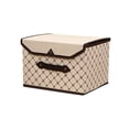 thumbnail image 2 of Latrodar Fabric Printing Folding Storage Box ThicKened Non-Woven Storage Enduring Sundries Storage Box C 10x8 Inch Home Tools, 2 of 3