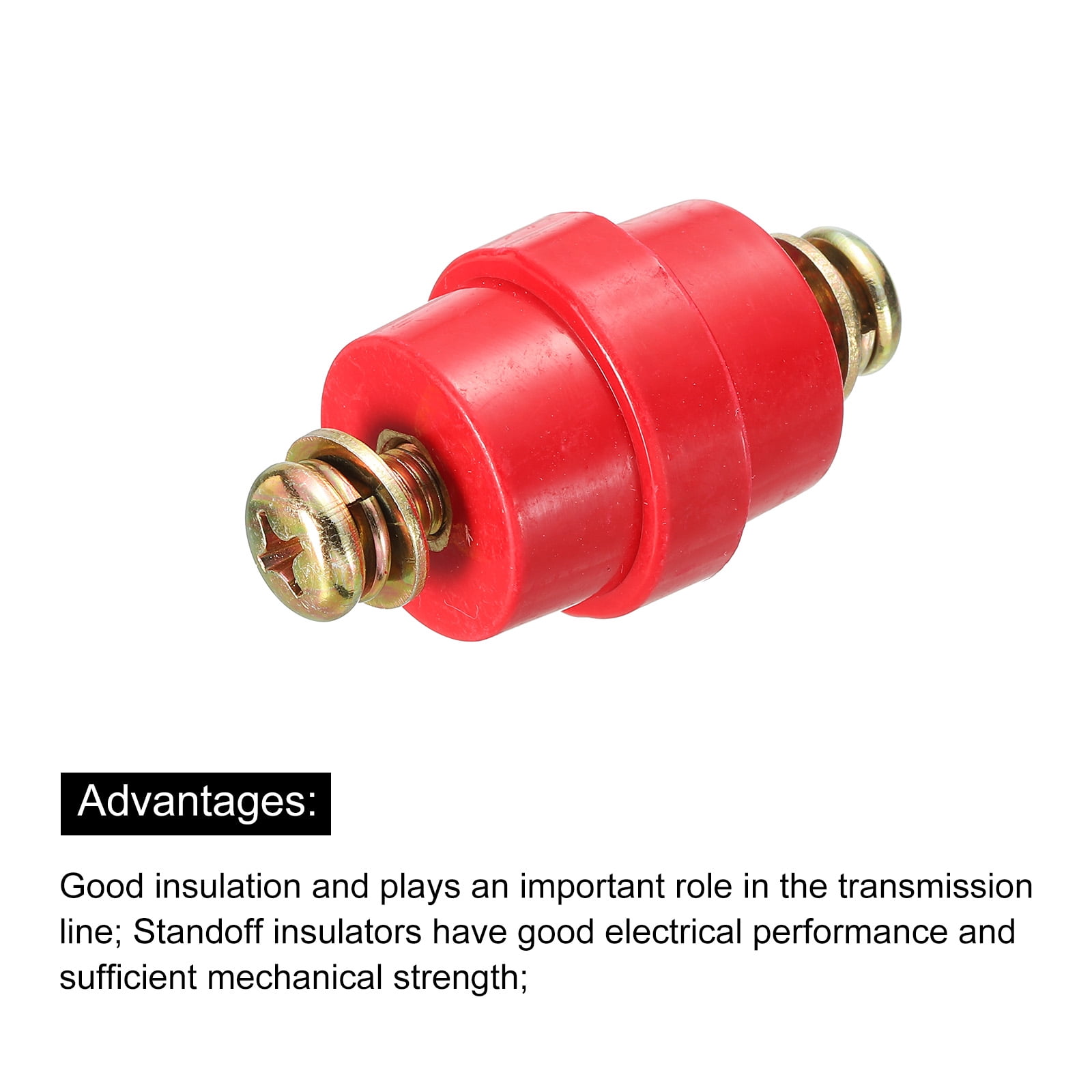 Insulator 8pcs SM35 High Strength Standoff Insulators with M8 Screw for Power Distribution Cabinet