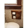 thumbnail image 2 of Hestia Unfinished Solid Wood Recessed Toilet Paper Holder with Storage Cubby 14"w x 12.75"h, 2 of 4