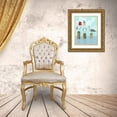 thumbnail image 3 of Fab Funky 26x32 Gold Ornate Wood Framed with Double Matting Museum Art Print Titled - Silly Seagulls, 3 of 4