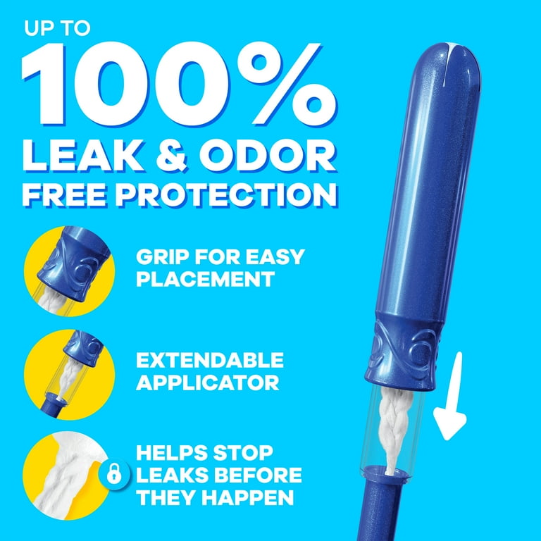 Tampax Compact Pearl Tampons Multipack, with LeakGuard Braid
